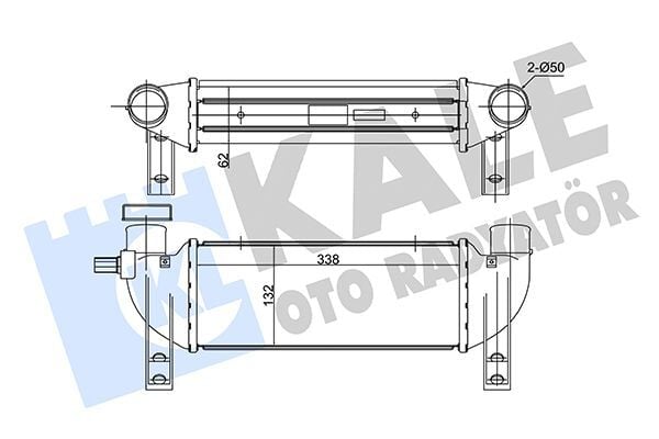 TURBO INTERCOOLER RADYATORU CONNECT 1.8TDCI 02>